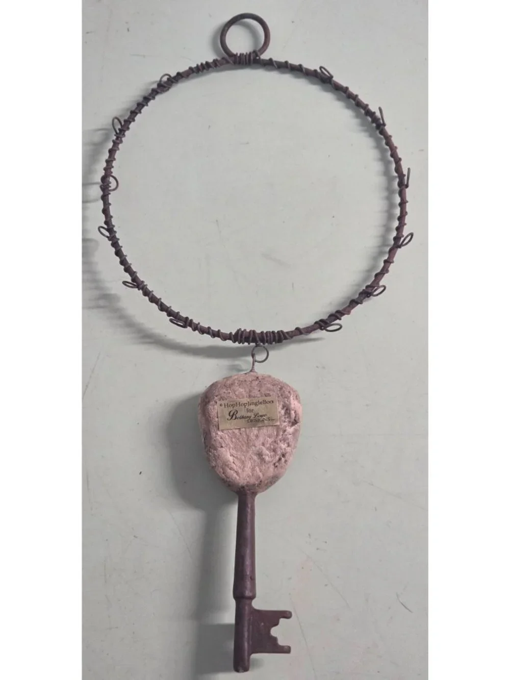 Bethany Lowe Debra Schoch Hop Hop Jingle Boo Skeleton Key Holder Halloween